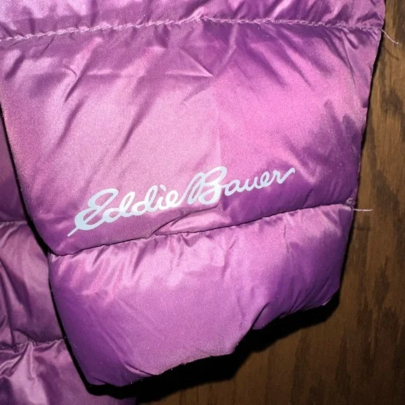 Eddie Bauer Purple Puffer Jacket - Picture 4 of 6